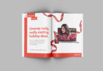 Case study  Rogers Wrapped in red print ad in a magazine