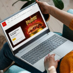 Case study W+K McRib CRM on laptop